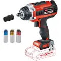 Einhell 4510070, Slagtrekker, Pistolhåndtak, Sort, Rød, Børsteløs, 2100 RPM, 400 Nm - SOLO