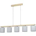 Eglo CASTRALVO LANGBORD E27 5L BS/TRE/HVIT