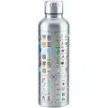 Paladone Minecraft Metal Water Bottle, 500 ml, Daglig bruk, Rustfritt stål, Rustfritt stål, Skrulokk, Rustfritt stål