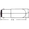 SOLAR PLUS Glødelampe dværglampe 3-5W BA15D 24V 17x54mm