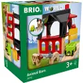 BRIO Animal Barn, Bygning, 3 år, Flerfarget
