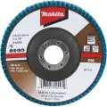 Makita - Klaffplate - for metall, rustfritt stål, ikke-jernholdig metall, stål - 125 mm - grovkorn: Z80
