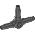 Gardena 13211-20, Slangekontakt, Plast, Sort