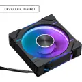 Phanteks PH-F120D30 - Kabinettvifte - revers - 120 mm - svart