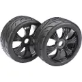 Absima Komplette hjul 1:8 Absima Buggy Street 6 eiker Sort 2 stk