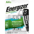 Energizer Accu Recharge Extreme - Batteri 2 x AA-type - NiMH - (ladbare) - 2300 mAh - sølv
