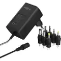 Ansmann APS 300 - Strømadapter - 3.6 watt - 0.6 A (power DC jack) - svart