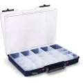 Raaco CarryLite 55 5x10-0/DL, Blå, Polykarbonat (PC), Polypropylen (PP), 413 mm, 330 mm, 58 mm, 1,3 kg