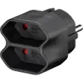 Goobay NK 002, Type C (Europlug), Type C (Europlug), Sort, Hankjønn/hunkjønn