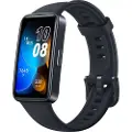 Huawei Band 8 - Aktivitetssporer med stropp - TPU - håndleddstørrelse: 130-210 mm - display 1.47 - Wi-Fi, Bluetooth - 14 g - midnatts sort