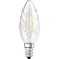 Ledvance OSRAM LED STAR - LED-filamentlyspære - form: BW35 - klar finish - E14 - 2.5 W (ekvivalent 25 W) - klasse F - varmt hvitt lys - 2700 K