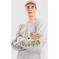Volcom Fa Ed Merlin Murray Langermet T-skjorte grå