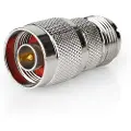 Nedis Satellitt/antenneadapter N-type Hann Til Pl259 Hunn Nikkelbelagt 75 Ohm Rett Metall
