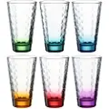 Leonardo Optic, Assorterte farger, Glass, 6 stykker, Kjegle, 300 ml, 80 mm