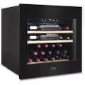 Caso Wine Cooler WineDeluxe E29 Energy efficiency class G Built-in Bottles capacity 29 bottles Cooling type Compressor technology Juodas