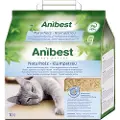 Anibest kattestrø av naturlig treverk - 2 x 10 l (ca. 4,3 kg)