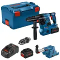 Bosch Gbh 18v 28cf 2x8.0pc Gal 1880 Gde18v L-boxx Slagboremaskin