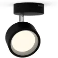 Signify Bracia tak-/veggspotlight, Overflatespotlight, LED, 2700 K, 550 lm, 220 - 240 V, svart