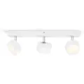 Signify Bracia-spotlys til tak/vegg, 3 stk., Spotlight på skinne, 3 ampuller, LED, 2700 K, 1650 lm, Hvit