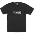 Chrome Horizontal Border Kortarmet T-skjorte