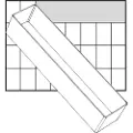 Raaco Insert 55 A8-3, Polypropylen (PP), Gjennomsiktig, 55 mm, 235 mm, 47 mm, 70 g