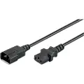 Goobay - Strømforlengelseskabel - IEC 60320 C14 til power IEC 60320 C13 - AC 250 V - 10 A - 1 m - svart