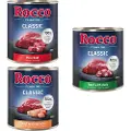 Rocco Økonomi Rocco Classic 12 x 800 g - Eksklusiv blanding: Rent storfekjøtt, storfekjøtt/laks, storfekjøtt/gjess