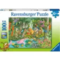 Ravensburger Elveband i regnskogen Puslespill 100 brikker,