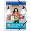 Oxford ELBA Polyvision - 3-fliksmappe - for A4 - opak hvit