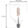 Luumr Smart E27 Dimbare LED-pærer G125 Lyssterk RGBW 4W 250lm 2700K
