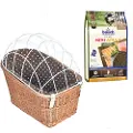 Aumuller Hunde-sykkelkurv for bagasjebrett med gitter - L 56 x B 36 x H 50 cm