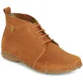 El naturalista for woman. 2N9741ND0005_023 Leather ankle boots N974 Pleasant Brown (41), Flat, Laces, Casual