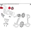 Sram X0 T-type Eagle Axs Monteringssett For Bakgir