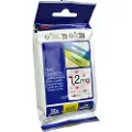 Brother TZe-MPPH31 - Svart på rosa hjerter - Rull (1,2 cm x 4 m) 1 kassett(er) laminert teip - for Brother PT-H110 P-Touch PT-E310, H110 P-Touch Cube PT-P300 P-Touch Embellish PT-D215