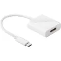 Goobay - Ekstern videoadapter - USB-C - DisplayPort - hvit - løsvekt