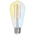 Luumr E27 Dimbar LED-pære ST64 Klar 7W 806lm 2700-6500K