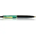 Pelikan K200, Svart, Gull, Grønn, Innebygd påfyllingssystem, Harpiks, Kursiv pennesplitt, Rustfritt stål, Ambidekstriøs