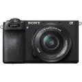 Sony a6700 ILCE-6700L - Digitalkamera - spejlløst - 26 MP - APS-C - 4K / 119.88 fps - 3x optisk zoom E 16-50 mm OSS-objektiv - Wi-Fi, Bluetooth