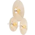 QAZQA Design vegglampe hvit med stoff 3-lys - Jane