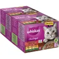 Whiskas Multipack Whiskas Pure Delight porsjonsposer 48 x 85 g - Klassisk Ragout i gelè (4 sorter)