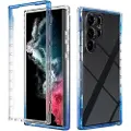 Mtp Products Samsung Galaxy S23 Ultra 5G Gradient Series Hybrid-deksel - Blå / Gjennomsiktig