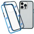 Mtp Products iPhone 13 Pro Magnetisk Deksel med Herdet Glass - Blå