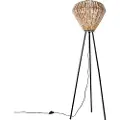 QAZQA Oriental gulvlampe beige med perler - Moti
