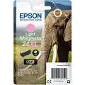 Epson 24XL - 9.8 ml - XL - lys magenta - original - blære med RF-alarm - blekkpatron - for Expression Photo XP-55, 750, 760, 850, 860, 950, 960, 970 Expression Premium XP-750, 850