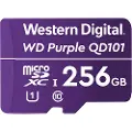 Western Digital WD Purple SC QD101 WDD256G1P0C - Flash-minnekort - 256 GB - UHS-I U1 / Class10 - microSDXC UHS-I - lilla