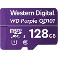 Western Digital WD Purple SC QD101 WDD128G1P0C - Flash-minnekort - 128 GB - UHS-I U1 / Class10 - microSDXC UHS-I - lilla