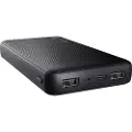 Trust Primo - Strømbank - 15000 mAh - 55.5 Wh - 15 watt - 3 A - Fast Charge - 3 utgangskontakter (2 x USB, 24 pin USB-C) - på kabel: Micro-USB