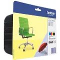 Brother LC229XL Value-Pack - 4-pack - svart, gul, cyan, magenta - original - blister med sikkerhet - blekkpatron - for Brother MFC-J5320DW, MFC-J5520DW, MFC-J5620DW, MFC-J5625DW, MFC-J5720DW