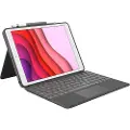 Logitech Combo Touch for iPad 10.2" 7/8/9th Gen - CH - Tastatur & Foliosett - Sveitsisk - Grå