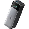 Anker 737 - Strømbank - GaN-teknologi - 24000 mAh - Power Delivery 3.1, Anker PowerIQ 4.0 - 3 utgangskontakter (USB, 2 x USB-C) - svart
